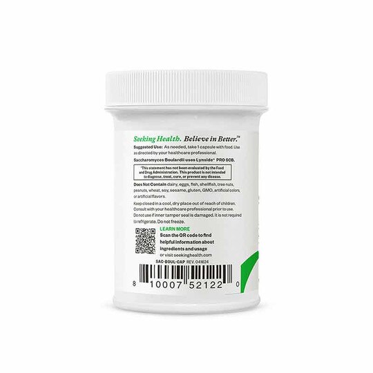 Saccharomyces Boulardii, 60 Veg Capsules, SKH