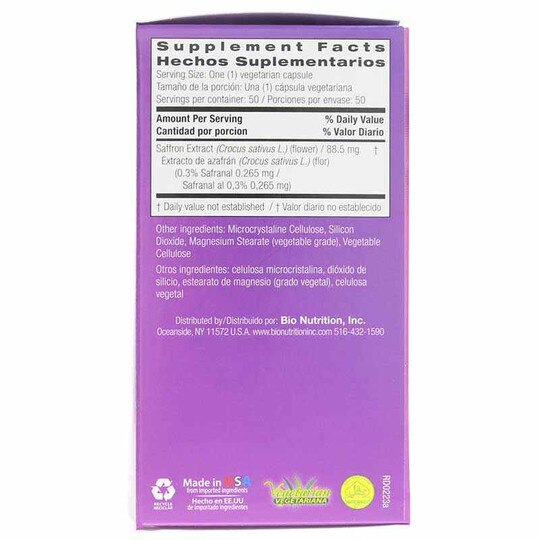 Saffron Extract, Bio Nutrition