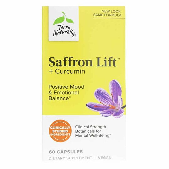Saffron Lift + Curcumin, 60 Capsules, TNT