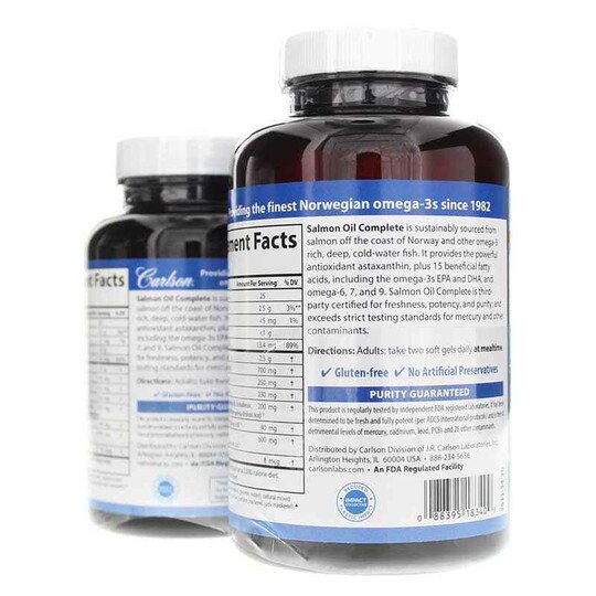 Salmon Oil Complete Bonus Pack, 180 Softgels, CL