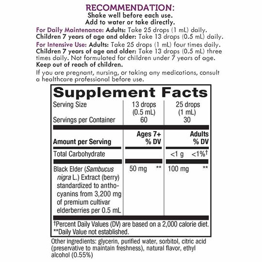Sambucus Elderberry Drops, 1 Oz, NWA