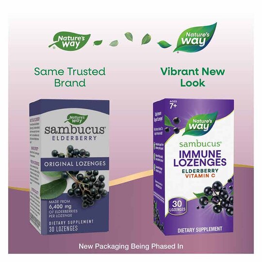 Sambucus Elderberry Original Lozenges, 30 Lozenges, NWA