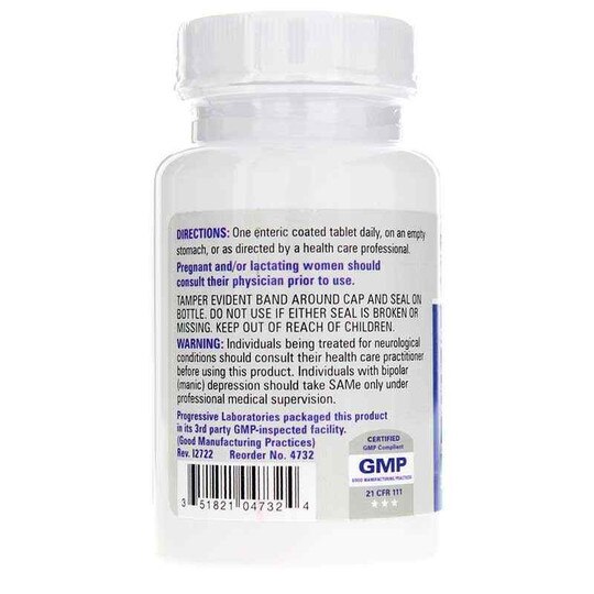 SAMe 200 Mg, 30 Tablets, PGL