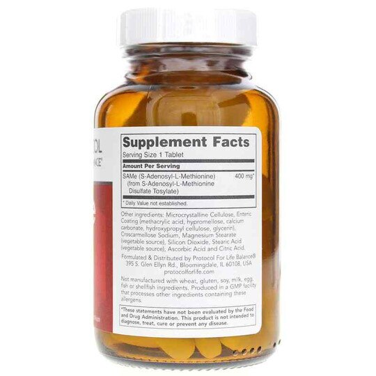 SAMe 400 Mg, 60 Tablets, PFLB