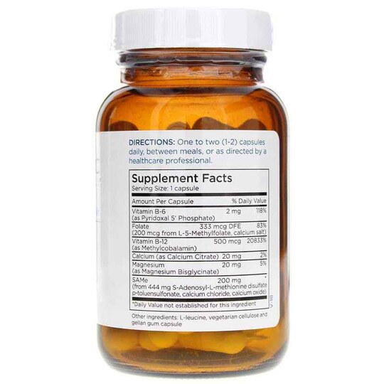 SAMe Plus CoFactors 200 Mg, 60 Capsules, MTM