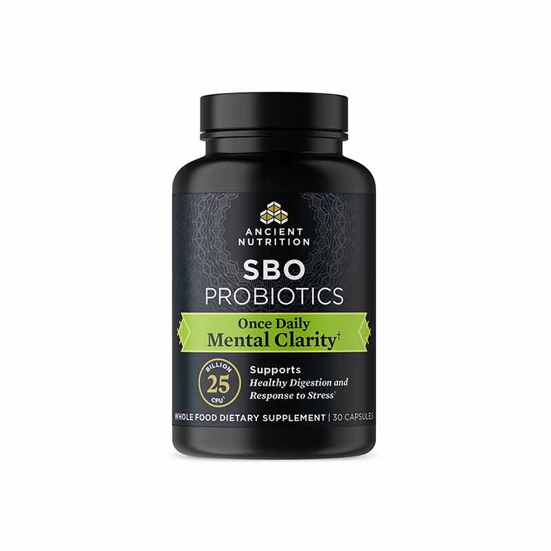 SBO Probiotics Once Daily Mental Clarity, 30 Capsules, Ancient Nutrition