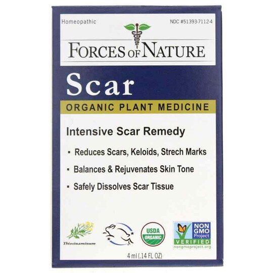 Scar Organic Plant Medicine Rollerball, .14 Oz, FON