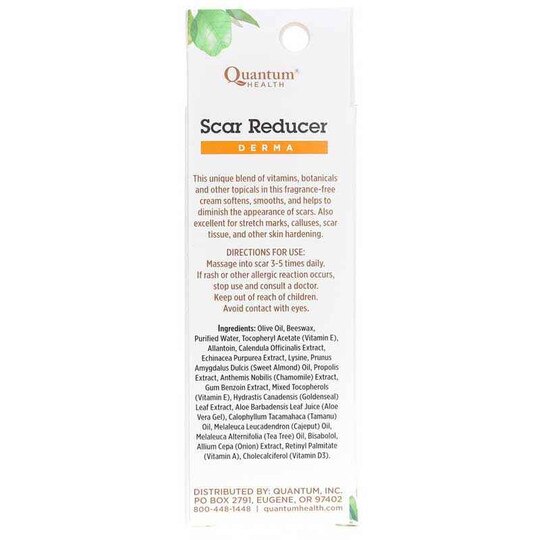 Scar Reducing Herbal+ Nutrient Cream, .75 Oz, QHT