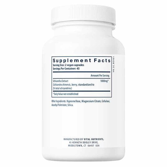 Schisandra Extract 500 Mg, 90 Veg Capsules, VTN