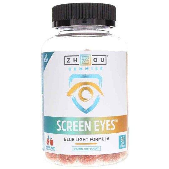 Screen Eyes Blue Light Formula, 60 Vegan Gummies, ZHO