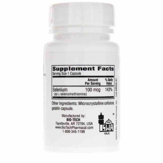 Se-100 Selenium, 100 Capsules, BTP