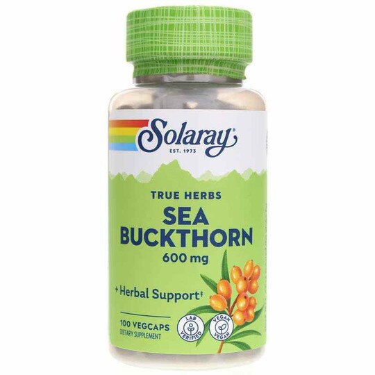Sea Buckthorn 600 Mg, 100 Veg Capsules, SLR