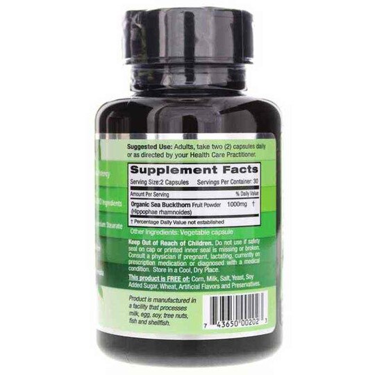 Sea Buckthorn, 60 Veg Capsules, EMD