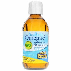 SeaRich Omega-3 with Vitamin D Liquid Lemon