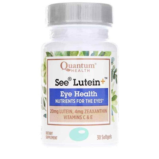 See Lutein+ Eye Health, 30 Softgels, QHT