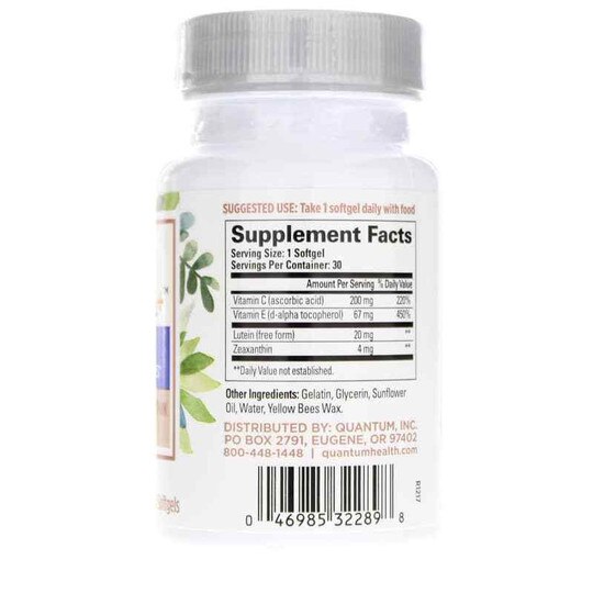 See Lutein+ Eye Health, 30 Softgels, QHT