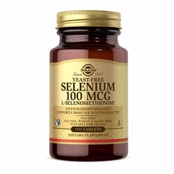 Selenium 100 Mcg Yeast-Free