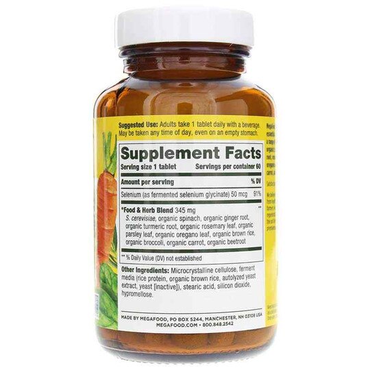 Selenium, 60 Tablets, MGF