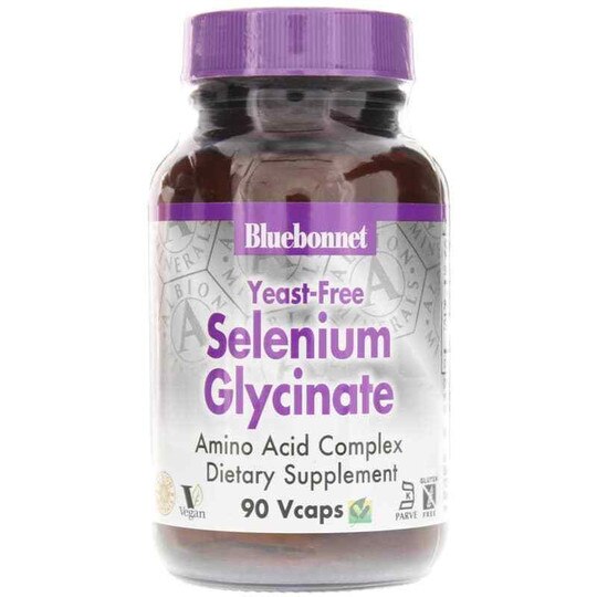 Selenium Glycinate Yeast Free, 90 Veg Capsules, BB