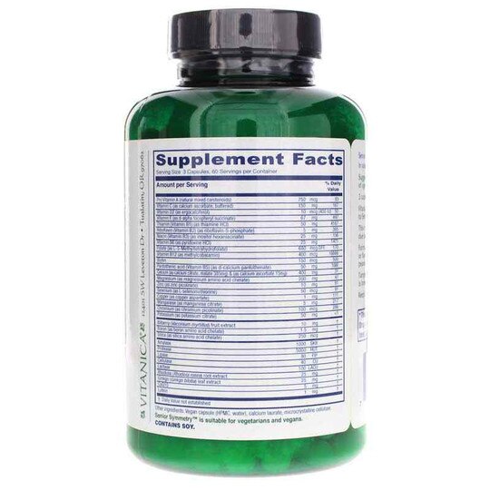 Senior Symmetry Pro, 180 Vegan Capsules, VTAP