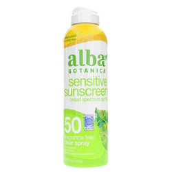 Sensitive Sunscreen Fragrance Free Clear Spray SPF 50 1