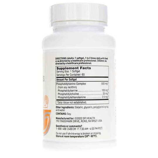 SeraBella Plus (formerly Phosphatidyl Serine), 60 Softgels, KL