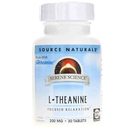 Serene Science L-Theanine 200 Mg Tablets, SNN