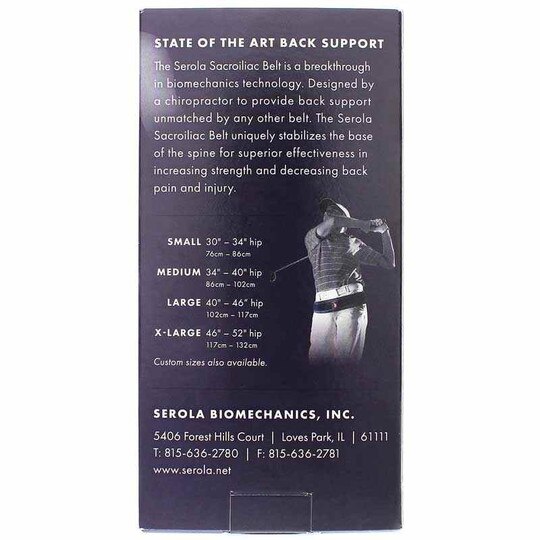 Serola Sacroiliac Belt, SER