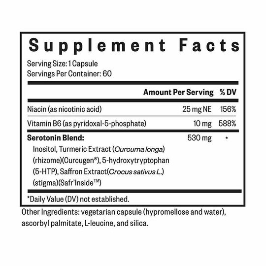Serotonin Nutrients, 60 Veg Capsules, SKH