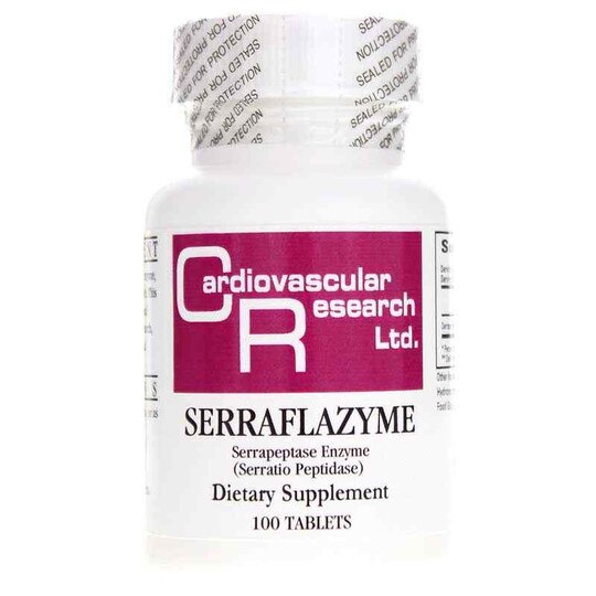 Serraflazyme Serrapeptase Enzyme, 100 Tablets, CR