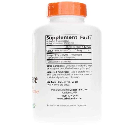 Serrapeptase, Doctors Best