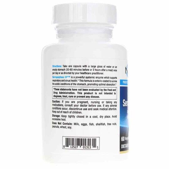 Serrapeptase HP, 60 Veg Capsules, NUM