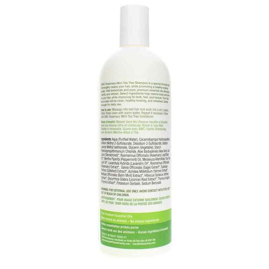 Shampoo Rosemary Mint Tea Tree, 16 Oz, BWC