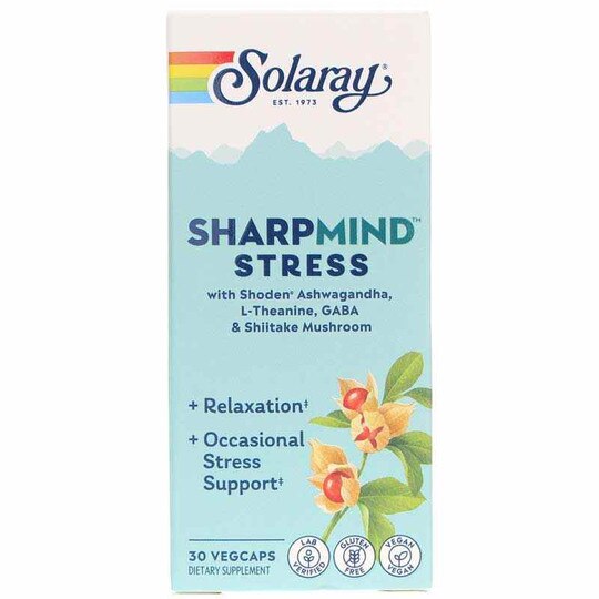 SharpMind Stress, 30 Veg Capsules, SLR