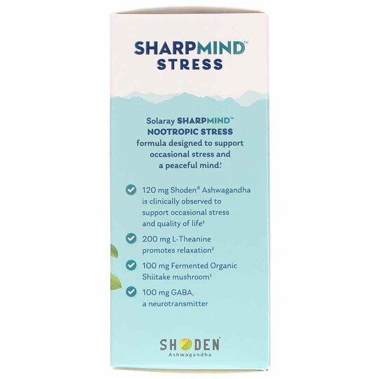 SharpMind Stress, 30 Veg Capsules, SLR