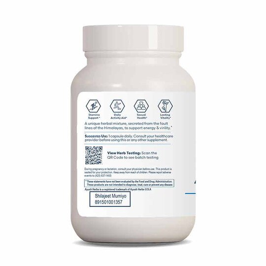 Shilajeet Mumiyo, 90 Veg Capsules, AY