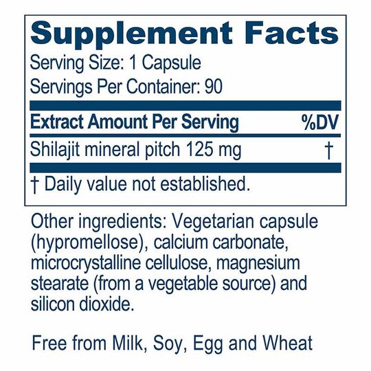 Shilajeet Mumiyo, 90 Veg Capsules, AY