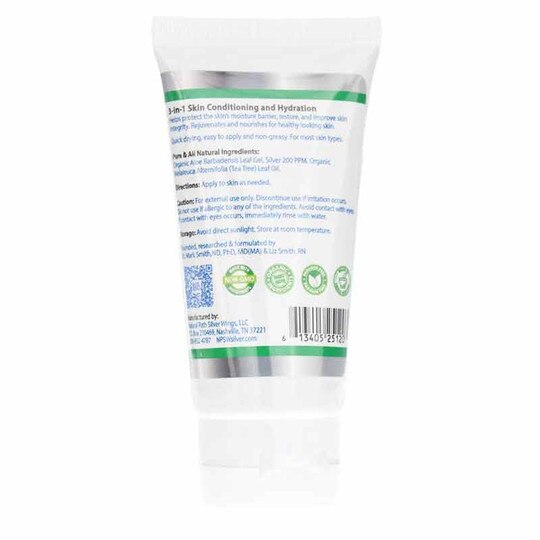 Silver Aloe Vera Gel with Tea Tree Oil, 1.5 Oz, NPSW