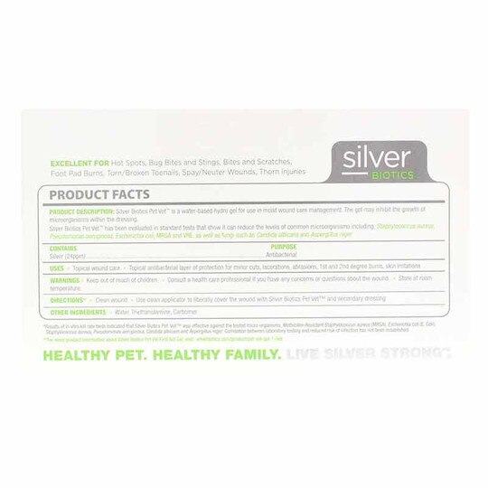 Silver Biotics Pet Vet First Aid Gel, 1.5 Oz, ABL