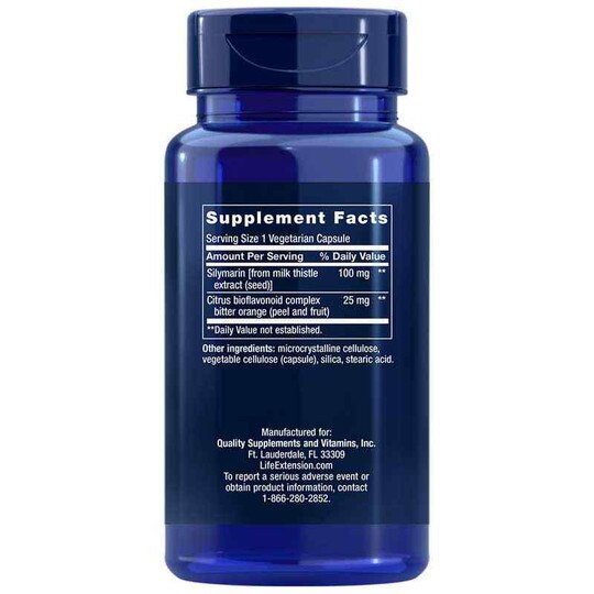 Silymarin 100 Mg, 90 Veg Capsules, LFE