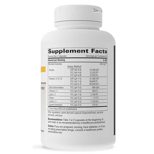 Similase BV Bean & Vegetable Digestive Enzymes, 180 Veg, INT