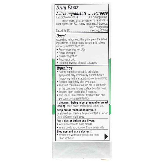 Sinus Relief Nasal Mist, .68 Oz, SML