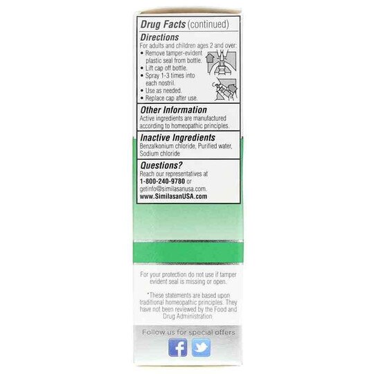 Sinus Relief Nasal Mist, .68 Oz, SML