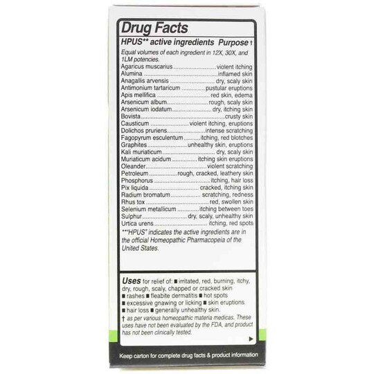 Skin & Itch for Cats Homeopathic, 4 Oz, NPP