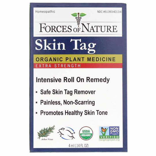 Skin Tag Organic Plant Medicine Extra Strength Roll On, .14 Oz, FON