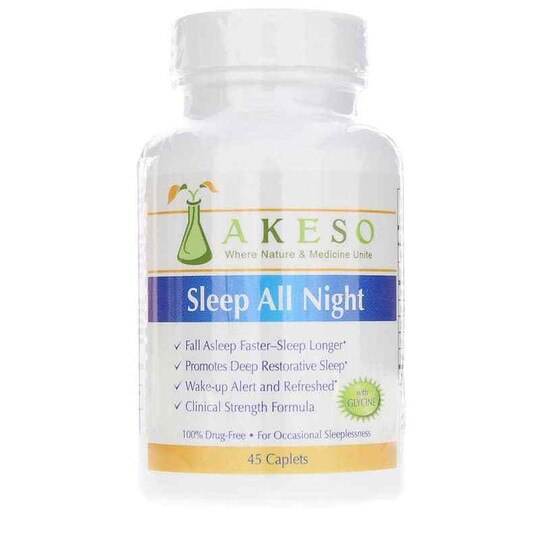 Sleep All Night, 45 Caplets, AKE