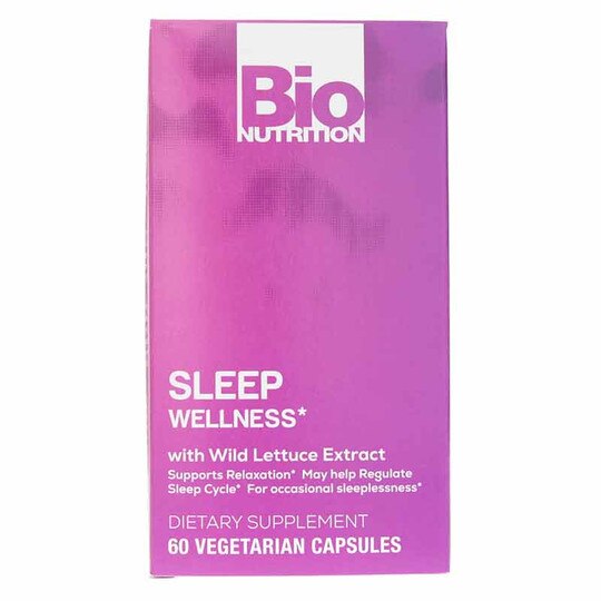 Sleep Wellness with Wild Lettuce Extract, 60 Veg Capsul, BNU