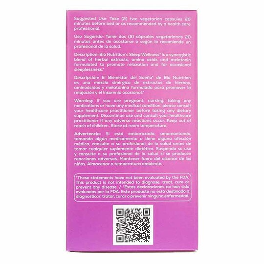 Sleep Wellness with Wild Lettuce Extract, 60 Veg Capsul, BNU
