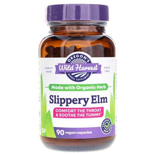 Slippery Elm, 90 Vegan Capsules, OWH