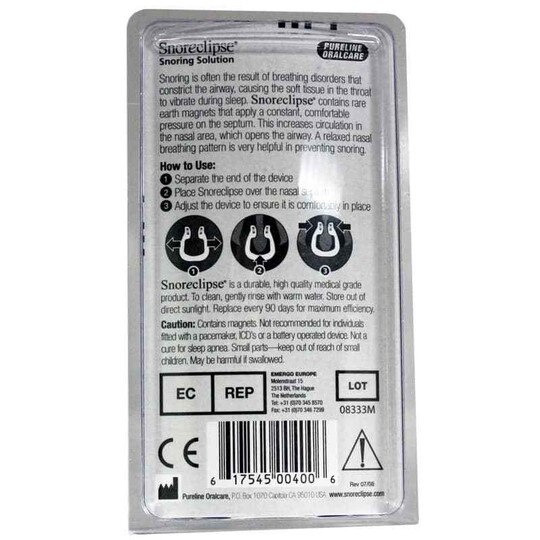 Snoreclipse Snoring Solution, 1 Piece(s), POC